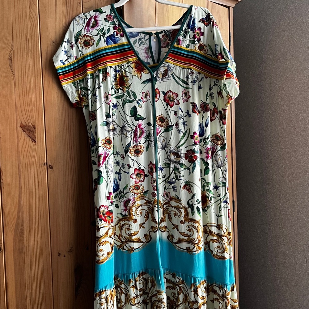 Johnny Was Floral Dress, like new, size M
